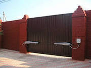 Забор ажурный плитка тротуарная, ворота откатные, доставка усановка - foto 0